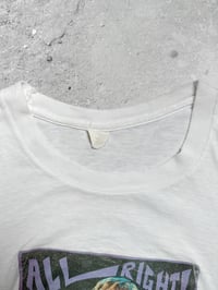 Image 3 of Rolling Stones 1970’s  ‘All Right’ White Bootleg T-Shirt