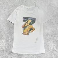 Image 1 of Rolling Stones 1970’s  ‘All Right’ White Bootleg T-Shirt