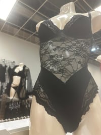 Image 1 of Black Bridal Teddy