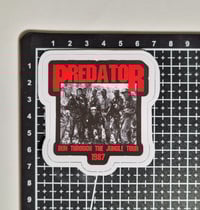 Image 2 of Predator Run Through The Jungle Tour 1987 Matte Vinyl Sticker