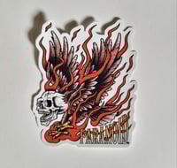 Image 1 of Paranoid Streetwear Clothing Brand Die Cut Matte Vinyl Sticker