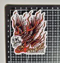 Image 2 of Paranoid Streetwear Clothing Brand Die Cut Matte Vinyl Sticker
