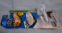 Image 7 of 2013 Hot Wheels White U.S.S. Enterprise NCC-1701 “Battle Damage” – Diecast Car NIP”