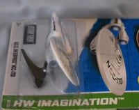 Image 12 of 2013 Hot Wheels White U.S.S. Enterprise NCC-1701 “Battle Damage” – Diecast Car NIP”