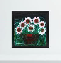 Image 2 of 'Stars Above' - Acrylic on Canvas Panel, 8x8 Framed