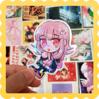 chiaki nanami ✨ waterproof vinyl sticker