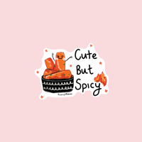 Cute But Spicy Tteokboki Sticker