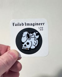 Snoopy Skull Glow in the Dark Enamel Pin V2 - Vault