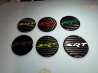 Image 3 of SRT Red 3D badge 