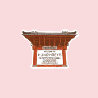 Camp Humphreys Gate Sticker