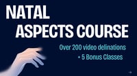 Natal Aspects Course