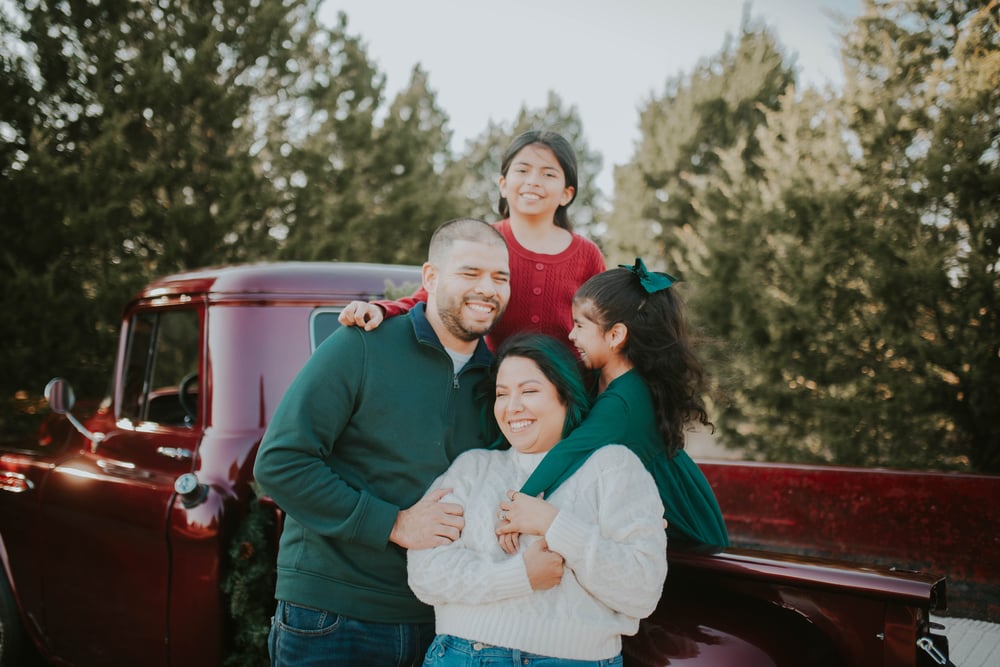 Image of RED TRUCK CHRISTMAS MINIS - RETAINER 