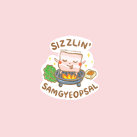 Sizzlin’ Samgyeopsal Sticker