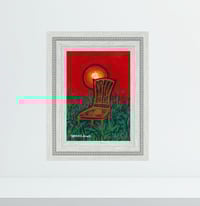 Image 2 of  'Outsiders' - Acrylic on Canvas Panel, 5x7 Framed