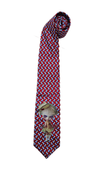 Image 1 of blueberry clown tie