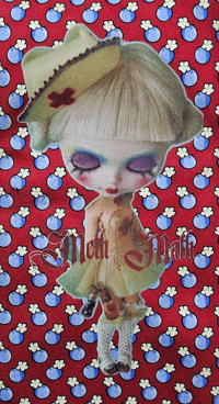 Image 2 of blueberry clown tie