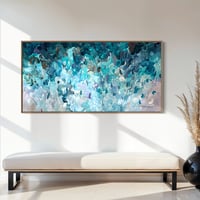 Image 4 of 'Shimmers of the deep' - 185x95cm, FRAMED