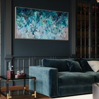 Image 5 of 'Shimmers of the deep' - 185x95cm, FRAMED