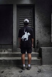 Image 3 of Warrior Oversized T-Shirt (Black)