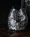 PU Snake skin Bucket bag Black/Black