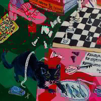 Image 2 of Picnic in Tempel Rock. Original Acrylic Painting