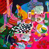 Image 1 of Picnic in Tempel Rock. Original Acrylic Painting