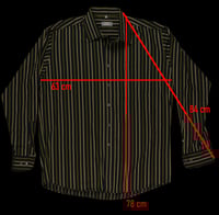 Image 4 of Snake shirt striped black and yellow (unique)