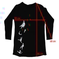 Image 3 of Valeska black shirt/dress (unique)