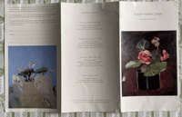 Image 3 of Mary Newcomb exhibition leaflet ' A Retrospective'