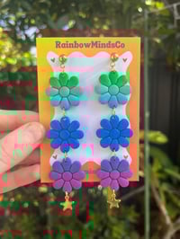 Aurora bloom cascade earrings 