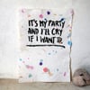 It's my party - Linolschnitt