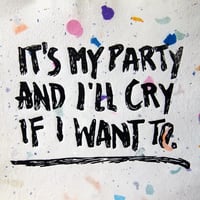 Image 2 of It's my party - Linolschnitt