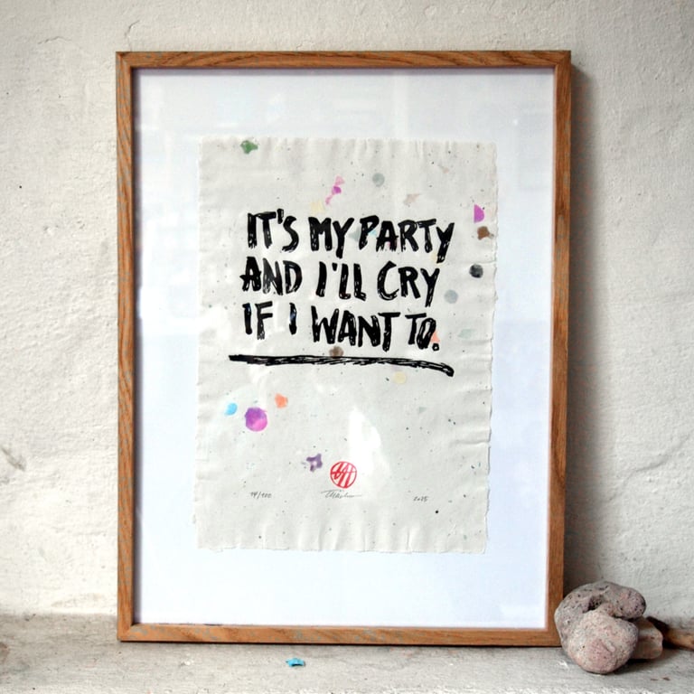 It's my party - Linolschnitt Image 4