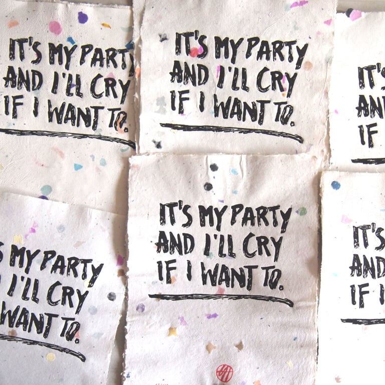 It's my party - Linolschnitt Image 5