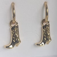 Image 3 of Western Hoop Earrings