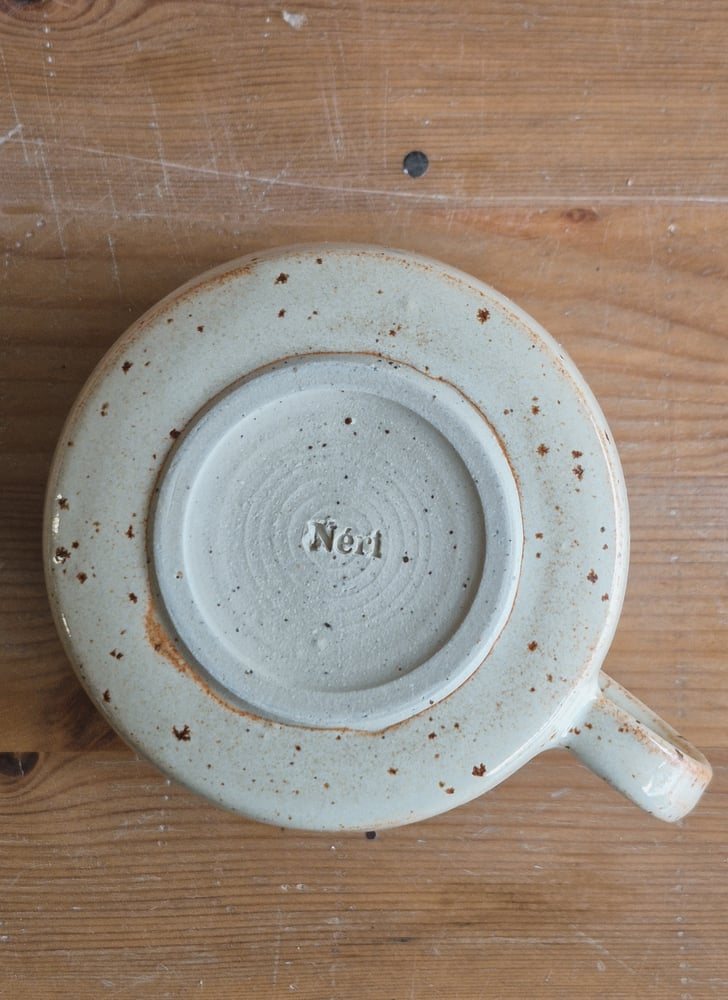 Image of tasse à café shino & fleurs