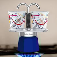 Image 2 of Bialetti Mini Express Kandinsky + 2 Ceramic Cups