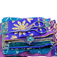 Image 5 of Sari Fabric Elements 'Gertie' - Flower Show Collection