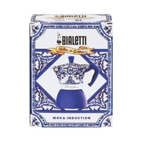 Image 3 of Bialetti Moka Induction 4 Cup Dolce & Gabbana Blue