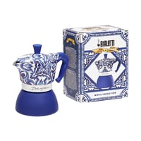 Image 2 of Bialetti Moka Induction 4 Cup Dolce & Gabbana Blue