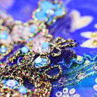 Image 4 of Sari Fabric Elements 'Gertie' - Flower Show Collection