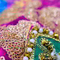 Image 4 of Sari Fabric Elements 'Edith' - Flower Show Collection