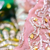 Image 4 of Sari Fabric Elements 'Vita' - Flower Show Collection