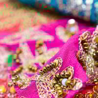 Image 4 of Sari Fabric Elements 'Beatrix' - Flower Show Collection