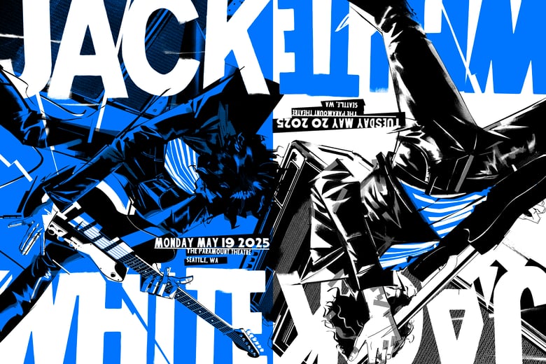Image of Jack White - Seattle - Uncut Sheet