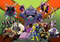 Image of PREORDER xmen/tmnt art print