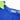 Blue and Green Star Fleece Jumper L