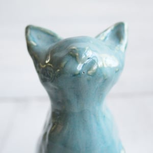 Image of Custom Cat Memorial - Ceramic Cat Sculpture for Kristine