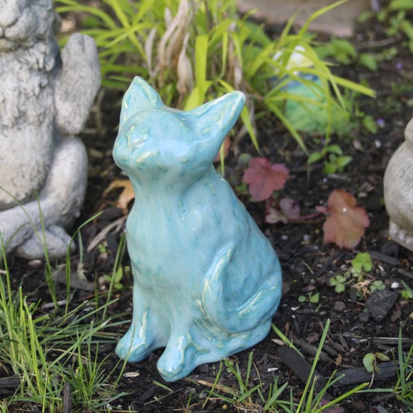 Image of Custom Cat Memorial - Ceramic Cat Sculpture for Kristine