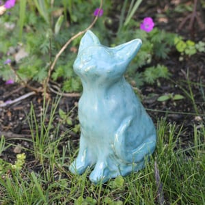 Image of Custom Cat Memorial - Ceramic Cat Sculpture for Kristine